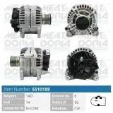 Generator 14 V MEAT & DORIA 5510188