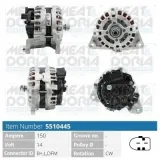 Generator 14 V MEAT & DORIA 5510445