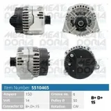 Generator 14 V MEAT & DORIA 5510465