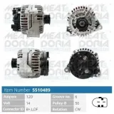 Generator 14 V MEAT & DORIA 5510489