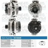 Generator 14 V MEAT & DORIA 5510549