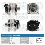 Generator 14 V MEAT & DORIA 5510583