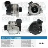 Generator 14 V MEAT & DORIA 5510880