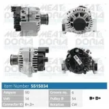 Generator 14 V MEAT & DORIA 5515034