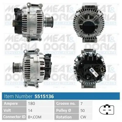 Generator 14 V MEAT & DORIA 5515136