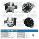Generator 14 V MEAT & DORIA 5515246