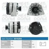 Generator 14 V MEAT & DORIA 5515254