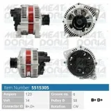 Generator 14 V MEAT & DORIA 5515305