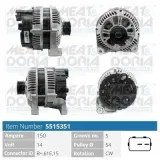 Generator 14 V MEAT & DORIA 5515351