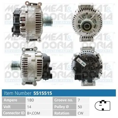 Generator 14 V MEAT & DORIA 5515515
