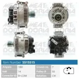 Generator 14 V MEAT & DORIA 5515515