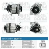 Generator 14 V MEAT & DORIA 5520441