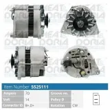 Generator 14 V MEAT & DORIA 5525111