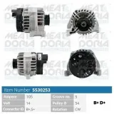 Generator 14 V MEAT & DORIA 5530253