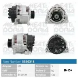 Generator 14 V MEAT & DORIA 5530318