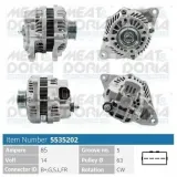 Generator 14 V MEAT & DORIA 5535202