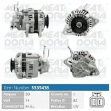 Generator 14 V MEAT & DORIA 5535438