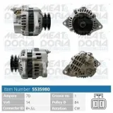 Generator 14 V MEAT & DORIA 5535980