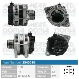Generator 14 V MEAT & DORIA 5540010
