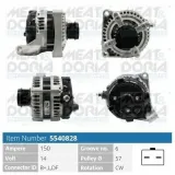 Generator 14 V MEAT & DORIA 5540828