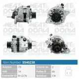 Generator 14 V MEAT & DORIA 5540238