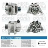 Generator 14 V MEAT & DORIA 5540436