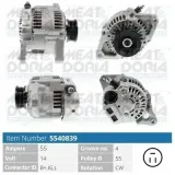 Generator 14 V MEAT & DORIA 5540839