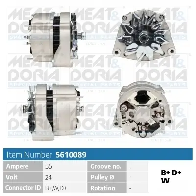 Generator 24 V MEAT & DORIA 5610089