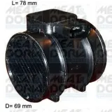 Luftmassenmesser MEAT & DORIA 86016E