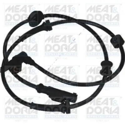 Sensor, Raddrehzahl MEAT & DORIA 90017