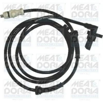 Sensor, Raddrehzahl Hinterachse rechts MEAT & DORIA 90025