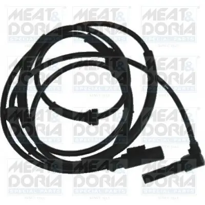Sensor, Raddrehzahl Vorderachse links MEAT & DORIA 90027