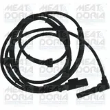 Sensor, Raddrehzahl Vorderachse links MEAT & DORIA 90027