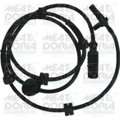 Sensor, Raddrehzahl MEAT & DORIA 90029