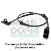 Sensor, Raddrehzahl Vorderachse rechts Vorderachse links MEAT & DORIA 90041E
