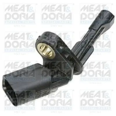 Sensor, Raddrehzahl Hinterachse rechts MEAT & DORIA 90050