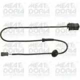 Sensor, Raddrehzahl Hinterachse links Hinterachse rechts MEAT & DORIA 90054