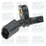Sensor, Raddrehzahl Vorderachse links MEAT & DORIA 90056