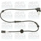 Sensor, Raddrehzahl Hinterachse rechts Hinterachse links MEAT & DORIA 90057