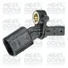 Sensor, Raddrehzahl Hinterachse links MEAT & DORIA 90058