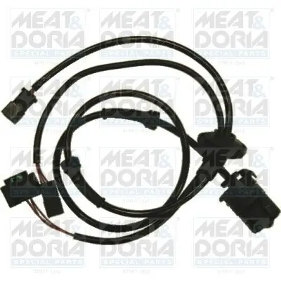 Sensor, Raddrehzahl Hinterachse links MEAT & DORIA 90063