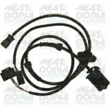 Sensor, Raddrehzahl Hinterachse links MEAT & DORIA 90063