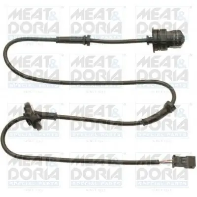 Sensor, Raddrehzahl Hinterachse rechts Hinterachse links MEAT & DORIA 90066