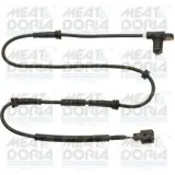 Sensor, Raddrehzahl Hinterachse rechts Hinterachse links MEAT & DORIA 90071