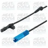 Sensor, Raddrehzahl Vorderachse rechts Vorderachse links MEAT & DORIA 90081