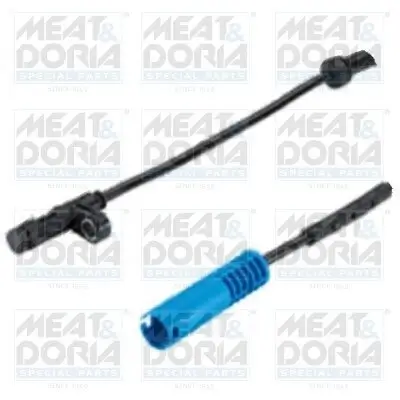 Sensor, Raddrehzahl Hinterachse rechts Hinterachse links MEAT & DORIA 90082