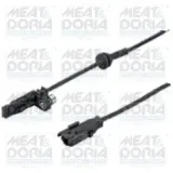 Sensor, Raddrehzahl Hinterachse rechts Hinterachse links MEAT & DORIA 90084