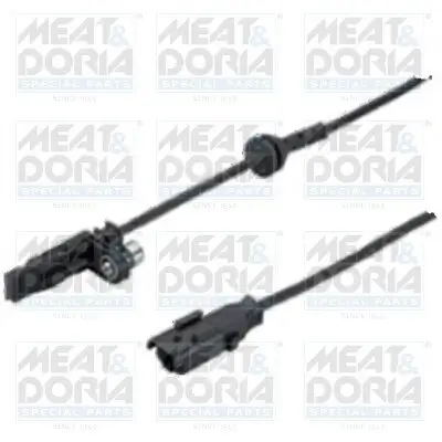 Sensor, Raddrehzahl Hinterachse rechts Hinterachse links MEAT & DORIA 90084 Bild Sensor, Raddrehzahl Hinterachse rechts Hinterachse links MEAT & DORIA 90084
