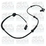 Sensor, Raddrehzahl Hinterachse rechts MEAT & DORIA 901015