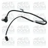 Sensor, Raddrehzahl Vorderachse links MEAT & DORIA 901033